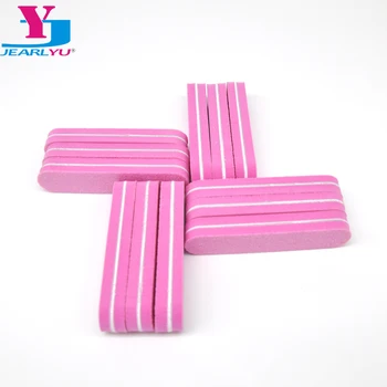 

40Pcs Sponge 9x2cm Nail Files Pink Nail File 180/240 Lixa De Unha Sanding Blcok Nail Buffer Professional Salon Manicure Tools