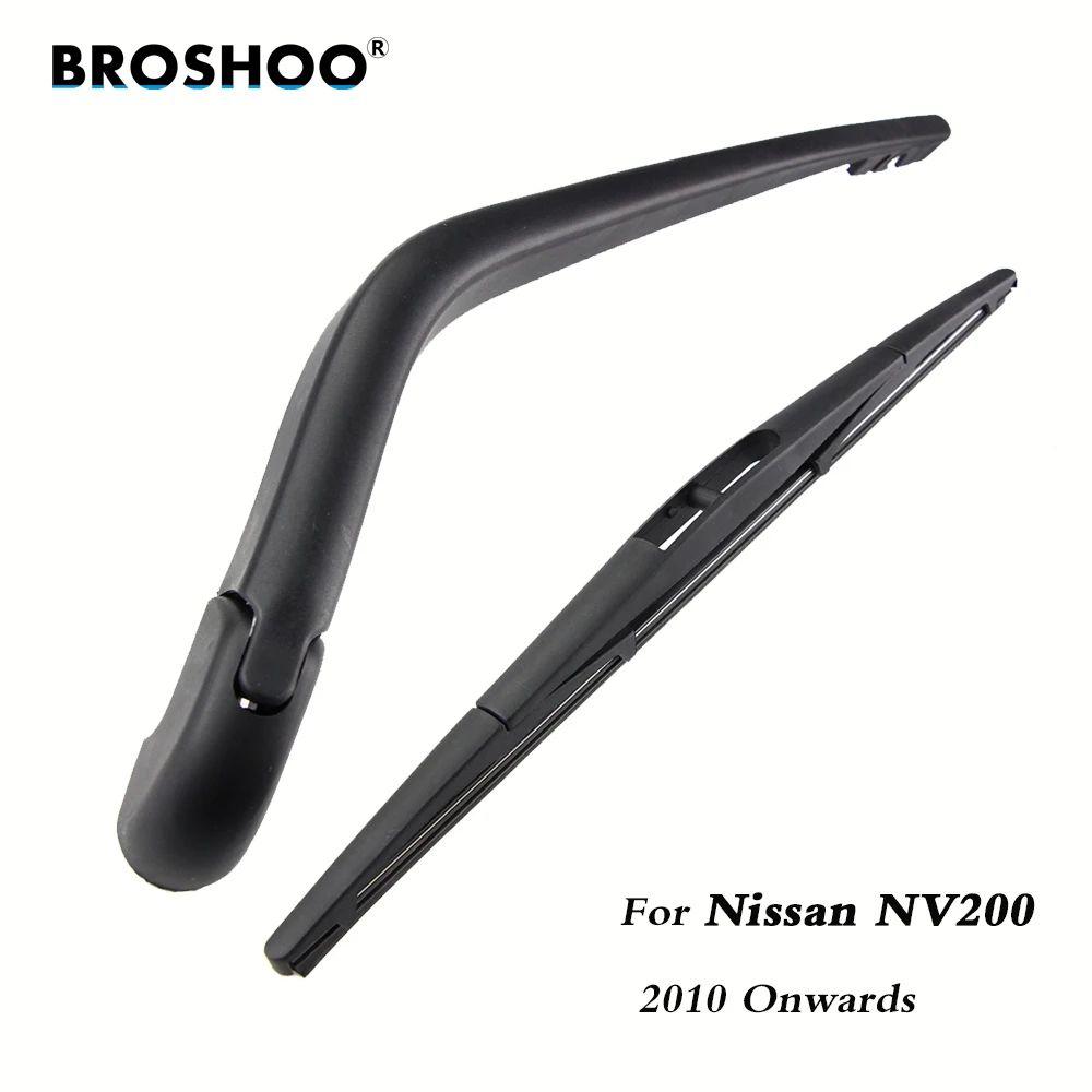 BROSHOO Car Rear Wiper Blades Back Windscreen Wiper Arm For Nissan NV200 Hatchback (2010 ) 355mm