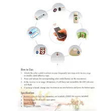 Key Finder 4 in 1 Advanced Wireless Remote Key Locator