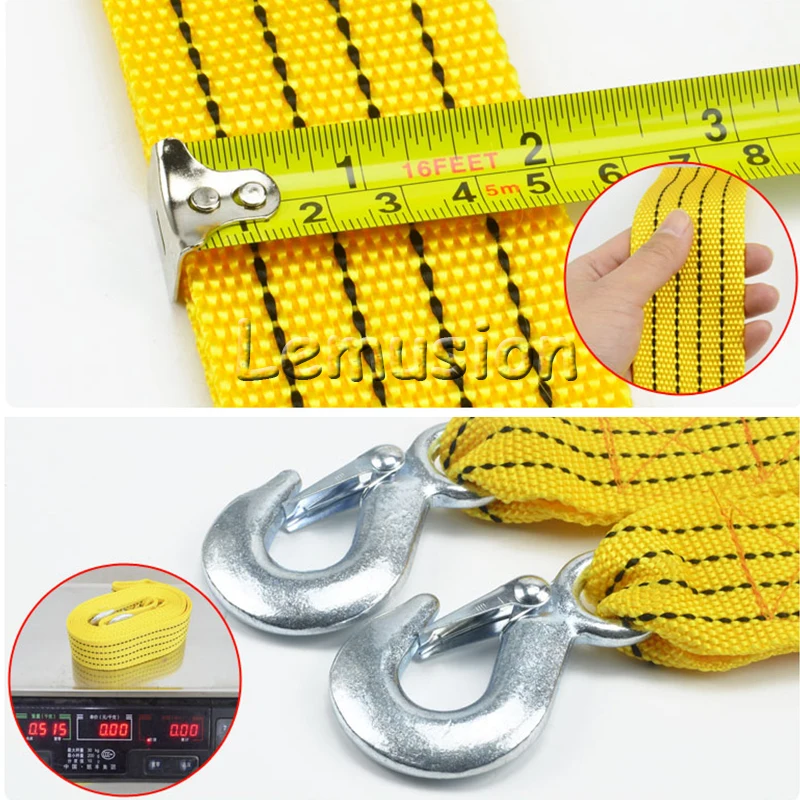 Zd 1 مجموعة اكسسوارات السيارات لكيا ريو 3 ceed تويوتا كورولا 2008 rav4 أفينسيس C-HR مازدا 3 سيارة مقطورة حبل 6 3 متر 3 طن هوك