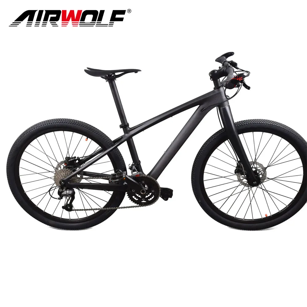 Airwolf Новый карбоновый горный велосипед 26er с SH1MANO M370 групсет дисковый тормоз для