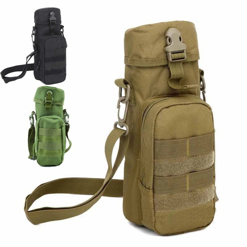 Армейские вентиляторы Горячая Молл уличный Спортивный Тактический снаряжение бутылка для воды чехол чайник сумка на плечо походный альпинистский кемпинг охотничий рюкзак