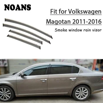 

NOANS For Volkswagen VW Magotan 2016 2015 2014 2013-2011 Car Styling Accessories ABS Windows Sun Rain Visor Door Shield Trim