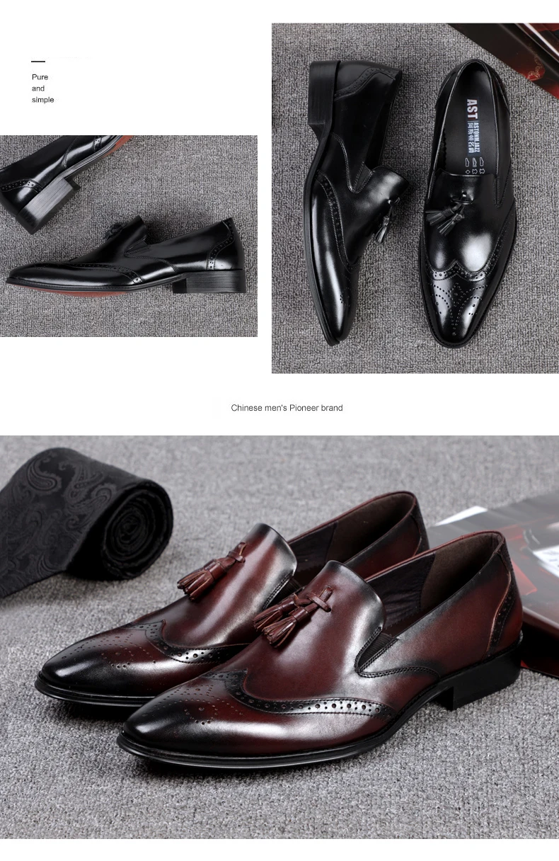 Men's Leather Casual Shoes' Men Loafer Casual Shoes Flats Men Loafers Genuine Leather Driving mocasines Boat Shoes Leather  (2)