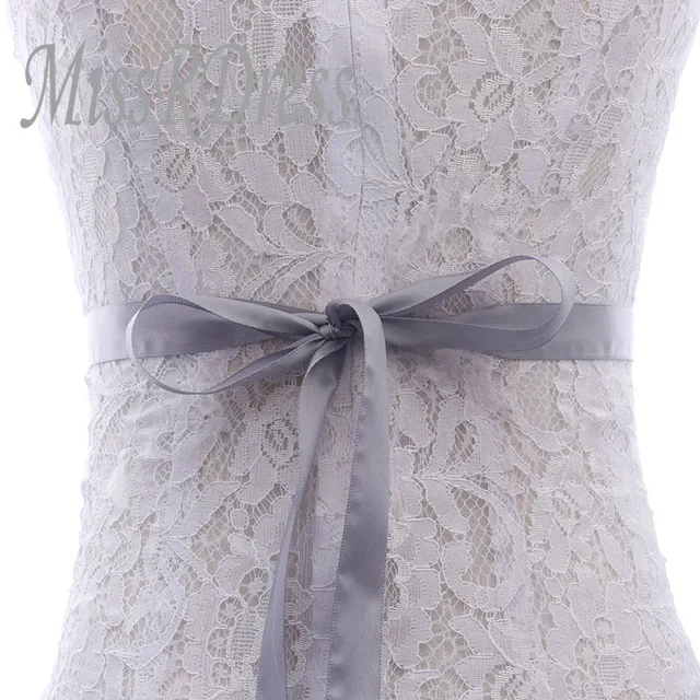 MissRDress Rhinestones Wedding Belt Handmade Pearls Bridal Belts Silver Crystal Flower Bridals Sash For Women Prom Dresses JK835 Silver