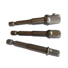 3 шт. электрическая дрель-отвертка квадратный переходник для бит адаптер дрель удлинитель питания шестигранный набор с хвостовиком 1/" 3/8" 1/2"