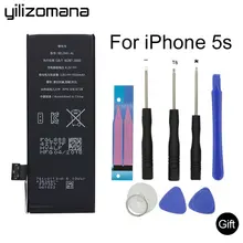 YILOZOMANA аккумулятор для телефона с большой емкостью 1560 мАч аккумулятор для iPhone 5S сменные батареи бесплатные инструменты Розничная посылка