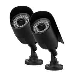 MOOL 2 шт. 1200TVL CCTV DVR Камера открытый Водонепроницаемый ИК Ночное видение Камеры скрытого видеонаблюдения