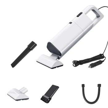 

DJSona Portable Car Vacuum Cleaner 12V 120W Mini Handheld Wet Dry Dual-Use Cleaning Tool
