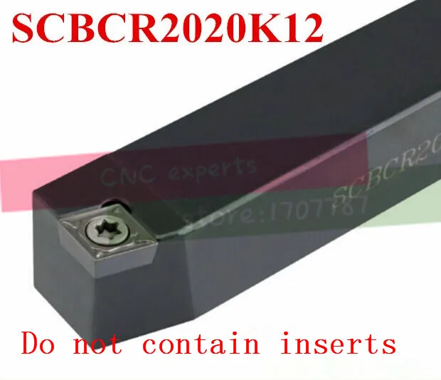 

SCBCR2020K12 20*20*125 мм металлический токарный режущий инструмент токарный станок ЧПУ токарные инструменты держатель внешнего токарного инструмента S-Type SCBCR/L