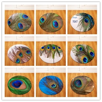 

Peacock feather Round Carpet Kids Play Tent Gym Rug Bedroom Living Room Coffee Table Floor Mats /Baby Crawling Carpets