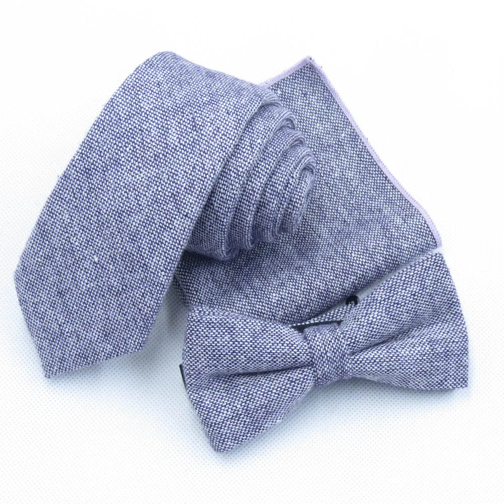purple necktie men's fashion 6cm ties man Boutique Little Texture bow