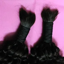 Free shipping,4 bundles unprocessed Brazilian virgin deep kinky curly afro curl human natural hair bulk natural hair extensions