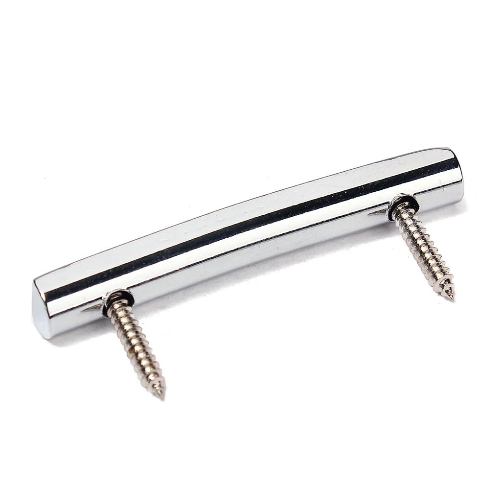 42mm String Retainer Bars Tension Bars  With Mounting screws For Electric Guitar Silver