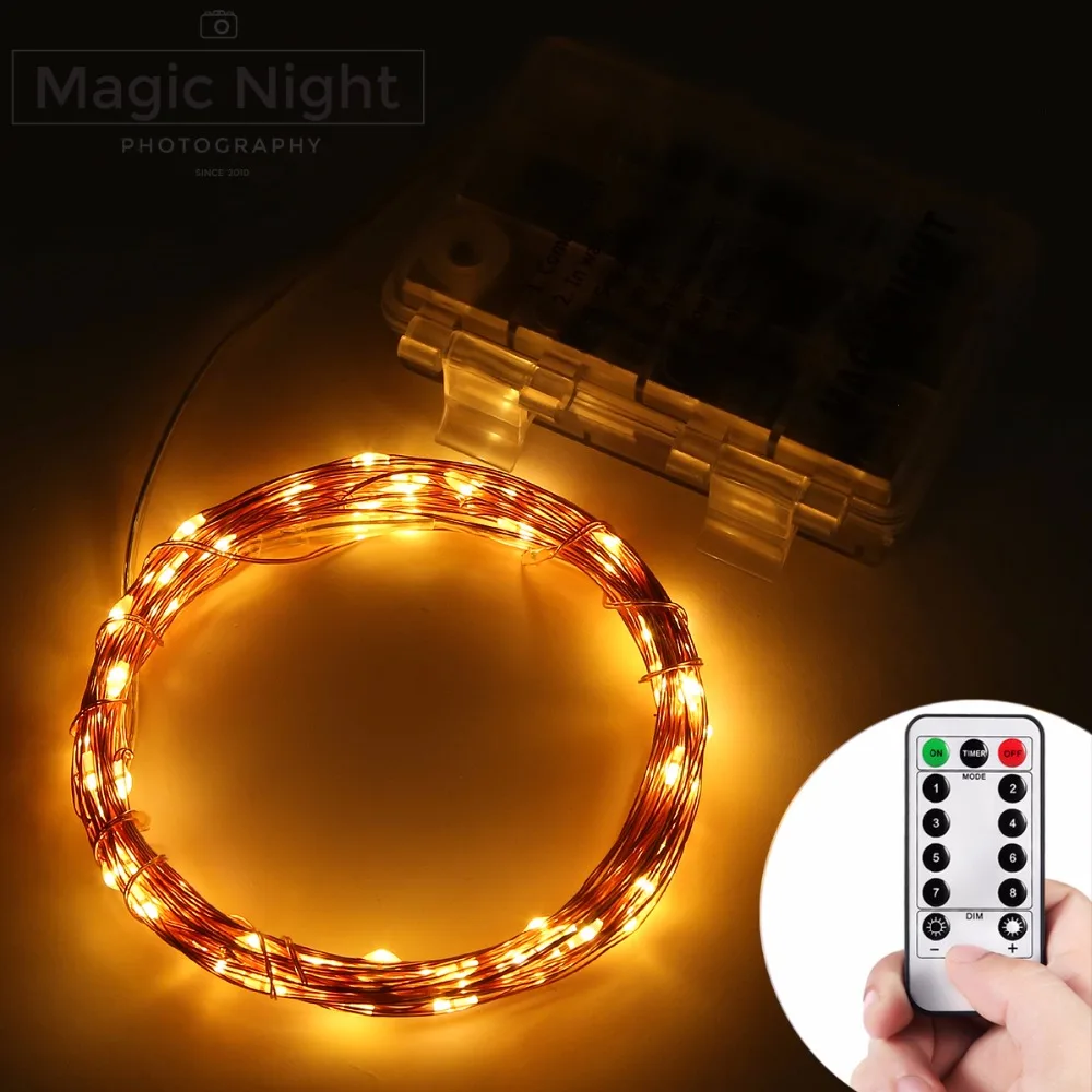 Magicnight 60 font b LEDs b font Battery Powered font b LED b font font b
