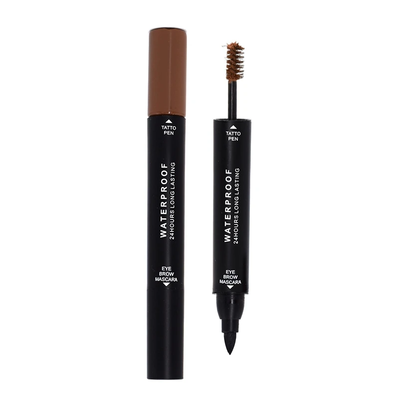 

1PC Double-Headed Seal Black Eyeliner 2-in-1 Waterproof Eyes Makeup kit with Eyeliner Pen Eyebrow cream
