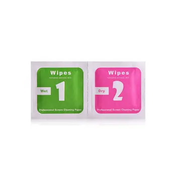 

eCos 100Pcs/Lot Camera Lens Cleaning Cloth LCD Screens Dust Removal Wet Dry Wipe Paper #251001