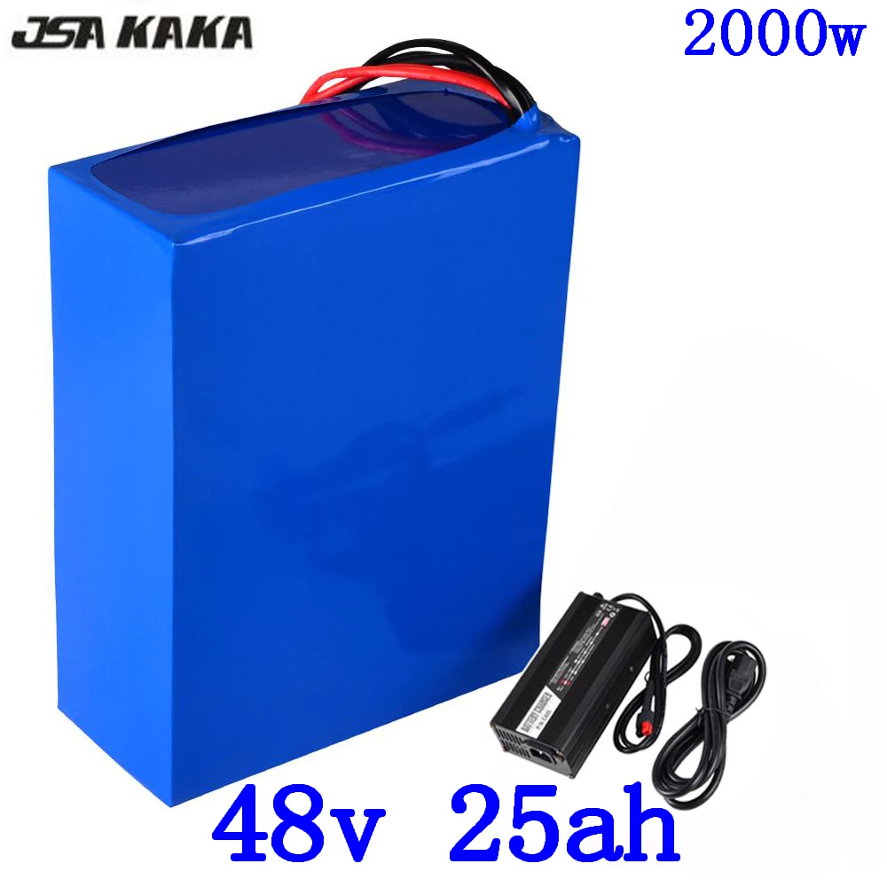 Voucher Offer of  48V 1000W 2000W lithium ion battery 48V 25AH electric bicycle battery 48v 25ah lithium battery with