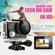 Original Eken H8R H8 Ultra HD Action Camera with 4K 30FPS Resolution and 30m waterporoof 2.0' Screen cam go sport Camera pro yi