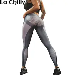 Для женщин эластичные Фитнес брюки Высокая Талия Pathwork леггинсы женские брюки карандаш тренировки Спортивная Леггинсы licras deportivas mujer