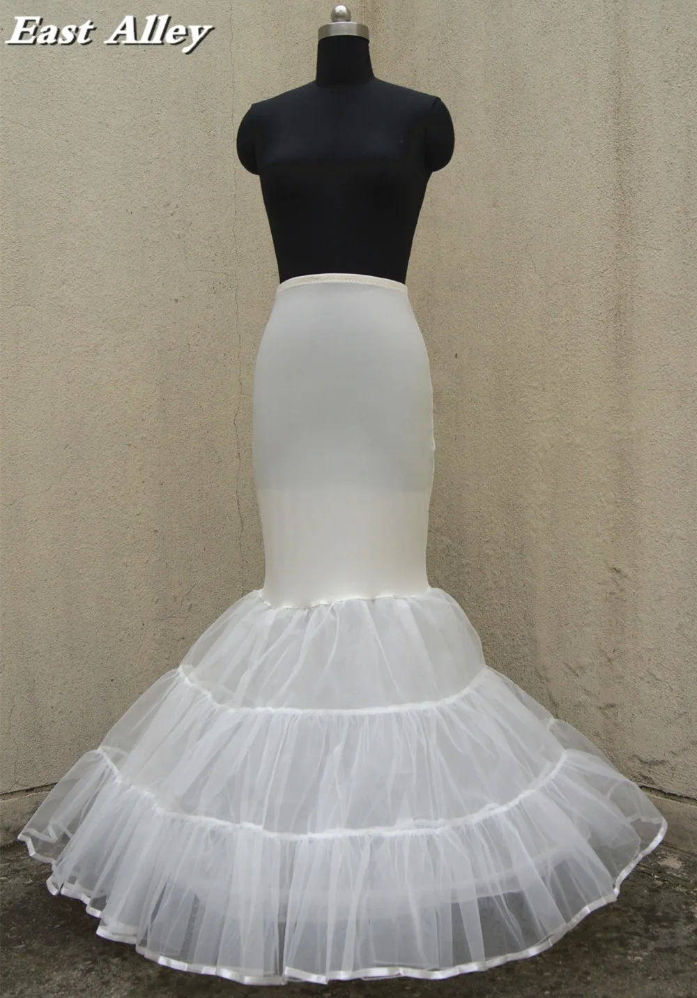 Plus SIZE Mermaid Trumpet Wedding Dress Petticoat Crinoline Underskirt Full  Slip Ivory / White / Black - AliExpress 320