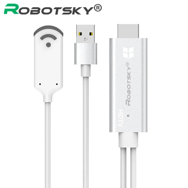 Achat 2.4G WIFI Écran Récepteur Téléphone Écran À HDMI Câble 1080 p pour iPhone 6 6 S 6 Plus 7 7 plus iPad Android Windows HDMI HDTV TV