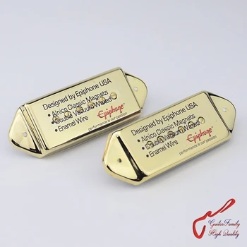

1 Set GuitarFamily Alnico Pickup For Casino Jazz Guitar Gold MADE IN KOREA