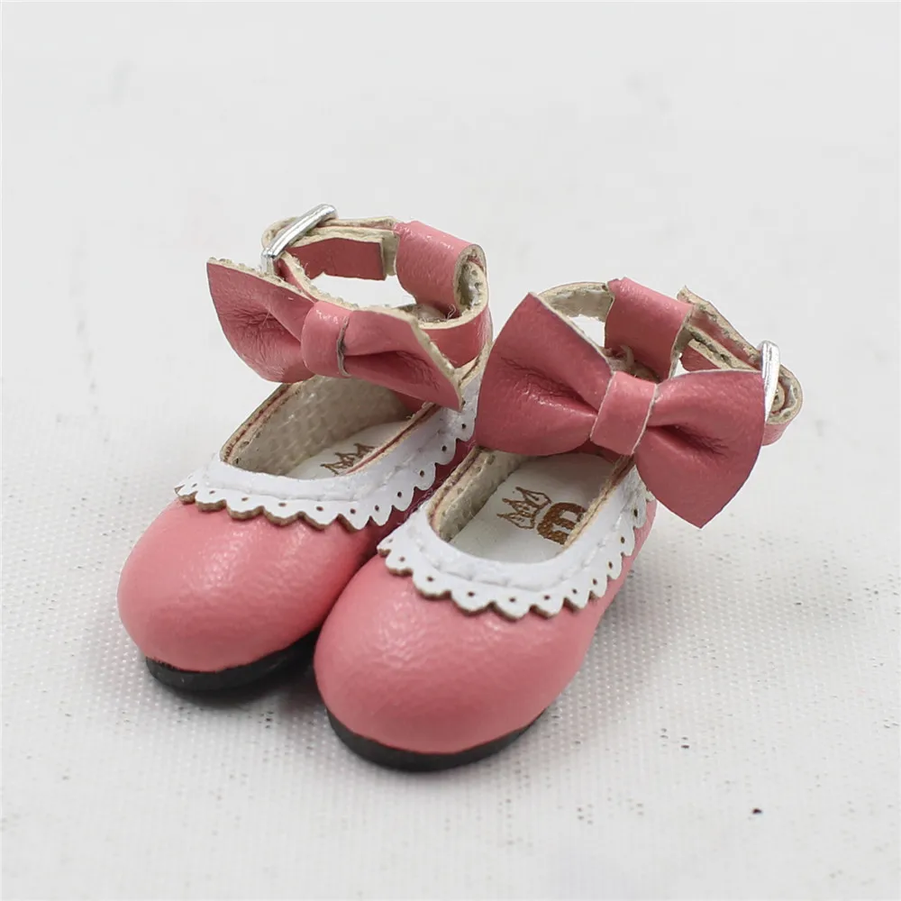Blyth doll shoes with Bow Nine different colors can be choosing Cute Neo 1/6 BJD 8