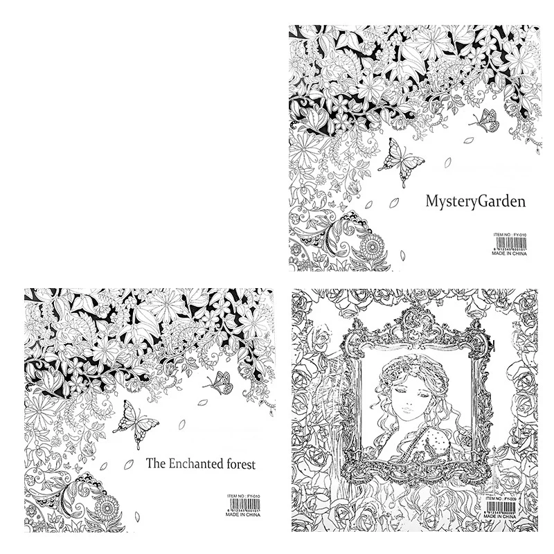 45 Enchanted Forest Coloring Book Pages HD