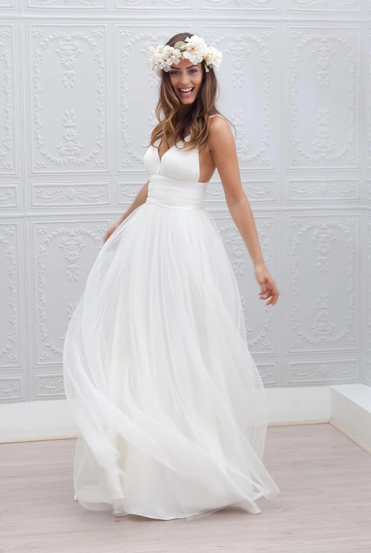 beach wedding dresses under 100