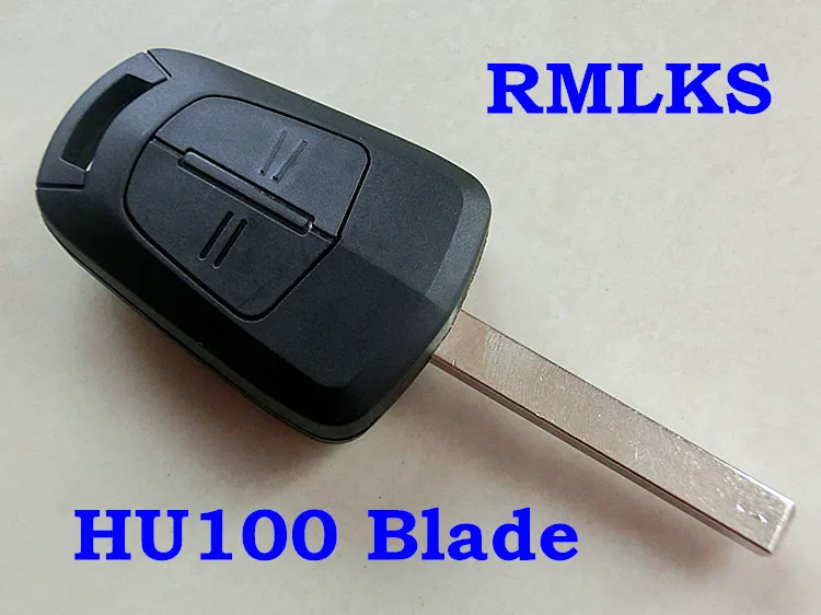 

RMLKS Mayitr 2 Button Car Remote Key Fob Cover Case Shell + Key Blade for Opel Vauxhall Astra H Corsa D Zafira B
