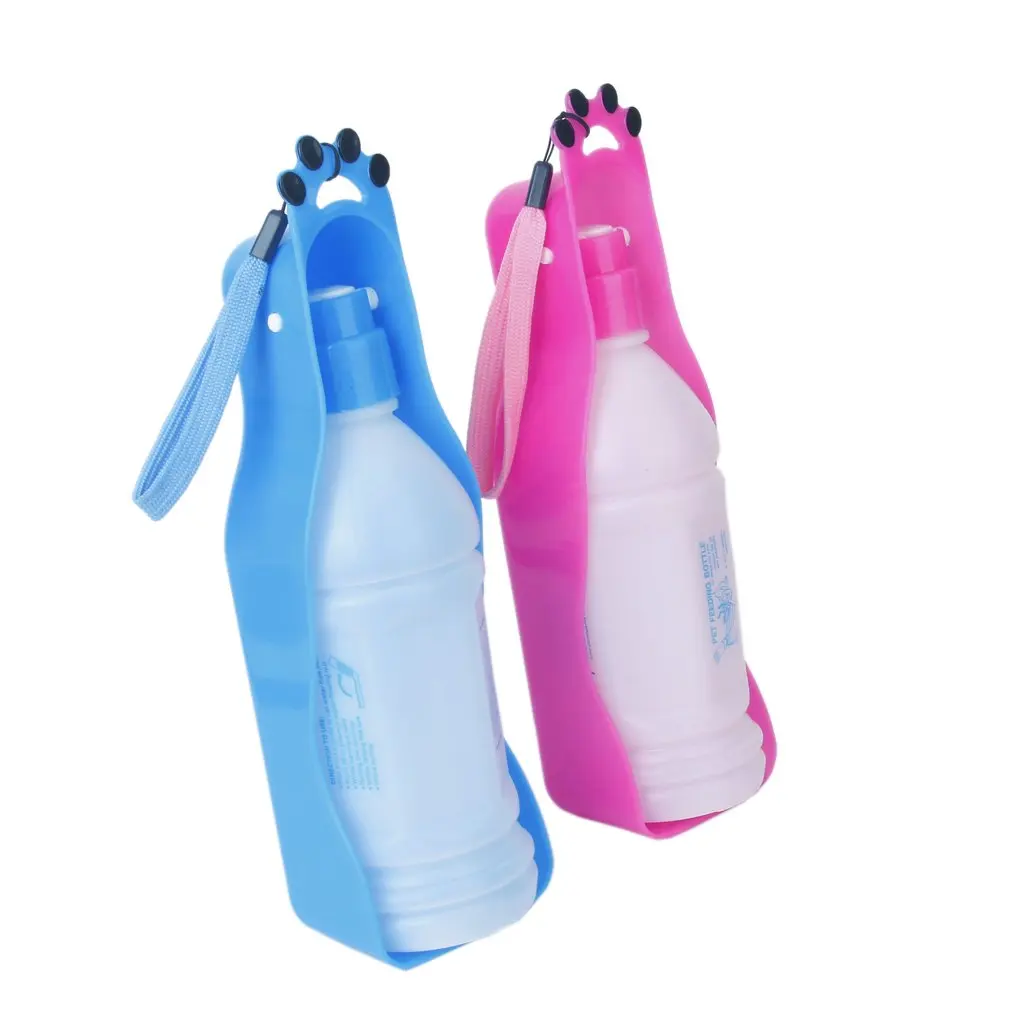 JHO-350 мл пластиковая дорожная бутылка для собак