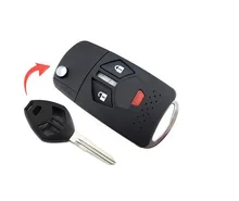 Brand ModIfied Replacement asx Housing Shell Folding Remote Blank Key Case Fob 2+1 Button For MITSUBISHI ECLIPSE ENEAVOR LANCER