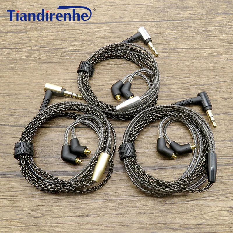 Upgrade Silver Plated MMCX Cable for Shure SE215 SE535 SE846 SE315 SE425 UE900 Earphone Silver Plat