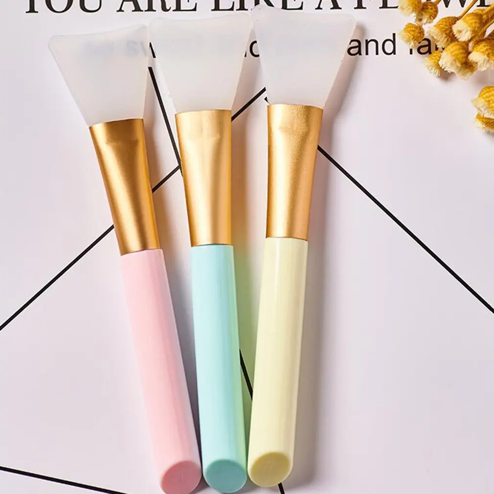

Professional Smooth Silicone Facial Mask Brush DIY Mask Skin Face Care Mixing Mud Brush Cosmetic Beauty Makeup Skin Care Tool