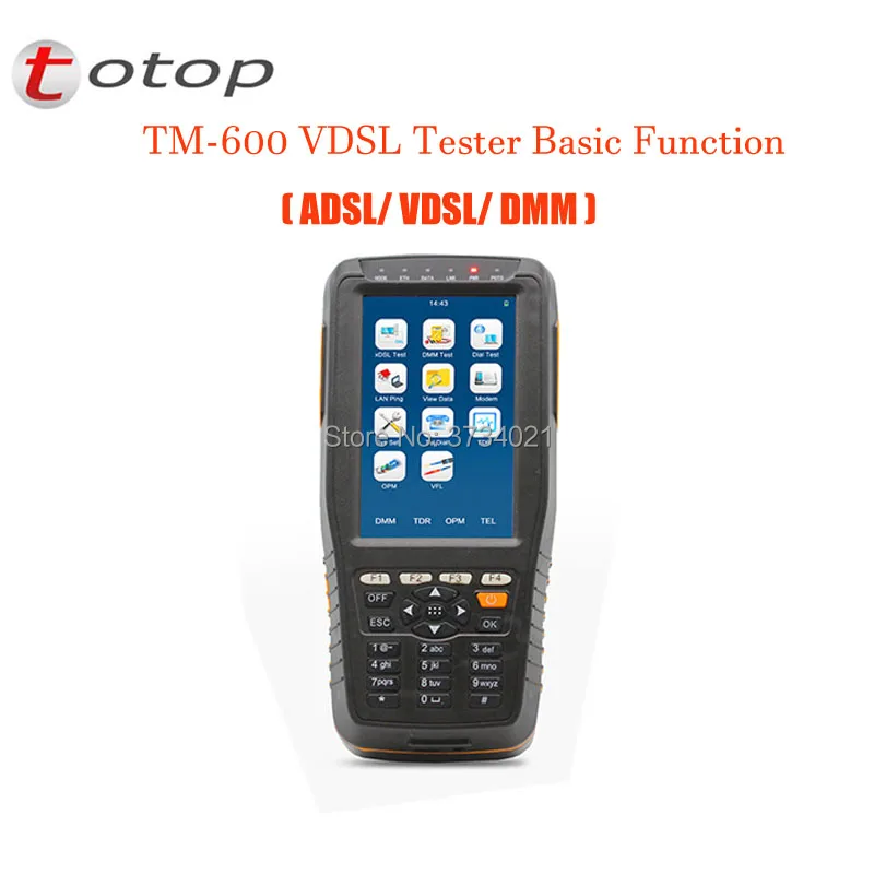 

TM-600 VDSL2 Tester Basic Version (ADSL/VDSL/DMM),TM-600 VDSL Tester With Basic Function