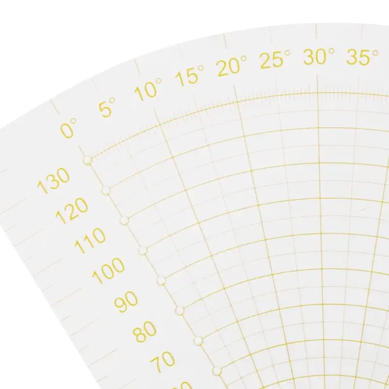 1 шт. Веерная линейка для швов для ног, Лоскутная линейка для скрапбукинга, художественная линейка для рукоделия, инструменты для шитья на заказ