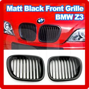 

DASH Free shipping Front Grille for Bmw Z3 1996 2002 Matt Black