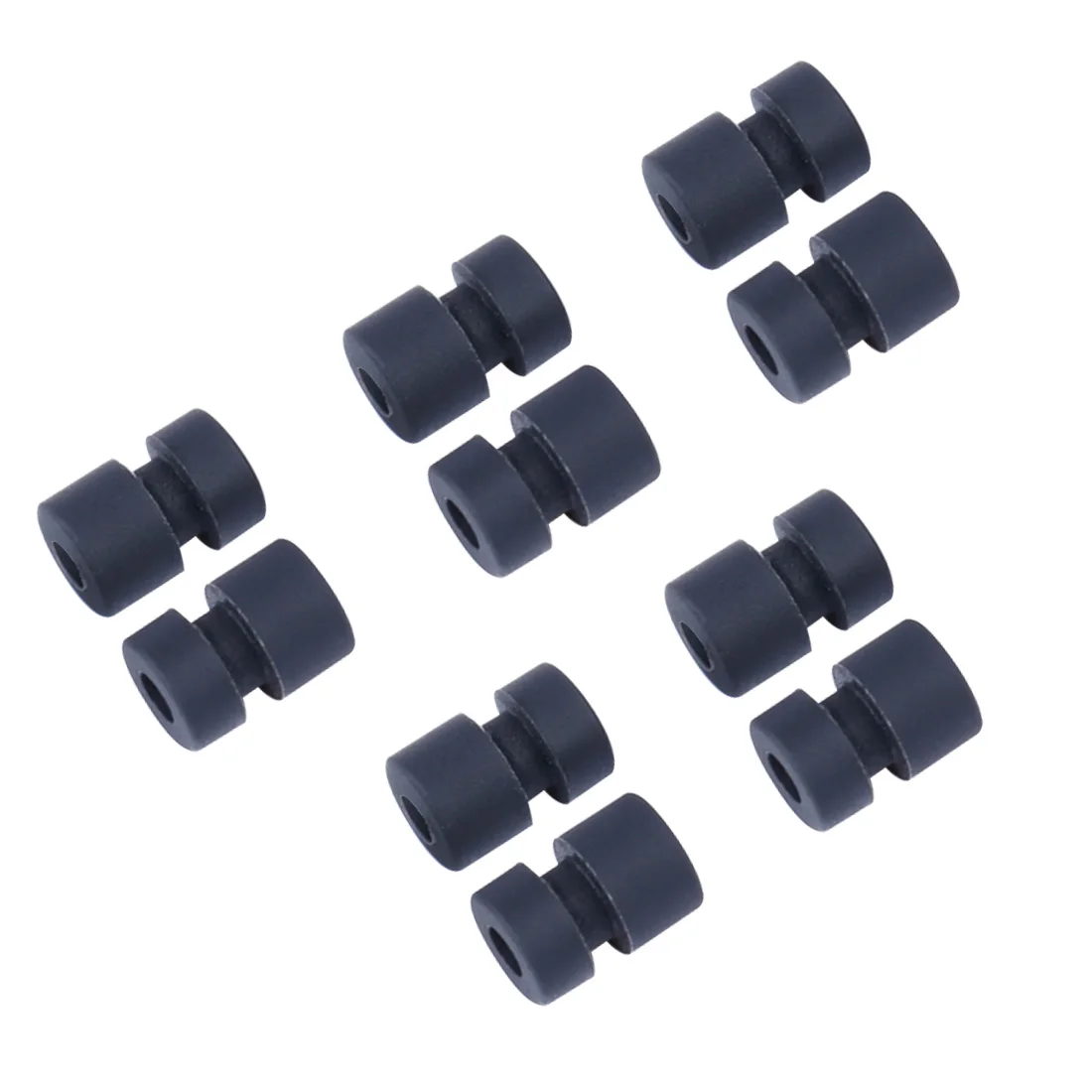 

10PCS M2*4 M2 Anti-Vibration Washer Rubber Damping Ball for Flight Controller RC Drone Accessory Black Color Optional