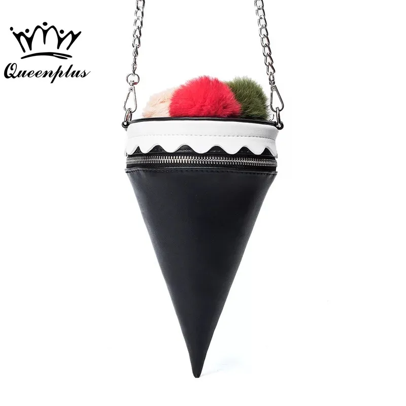 

2017 designer Brand wool ball Leather bolsas femininas Women bag ladies Pattern Handbag Shoulder Bag Female Tote Drum design