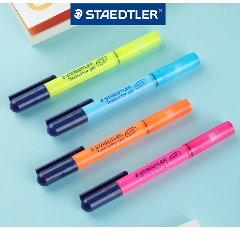 Staedtler твердый хайлайтер 264 офисный гель для чтения желе карандаш студенческий знак вращающаяся помада маркер для рисования