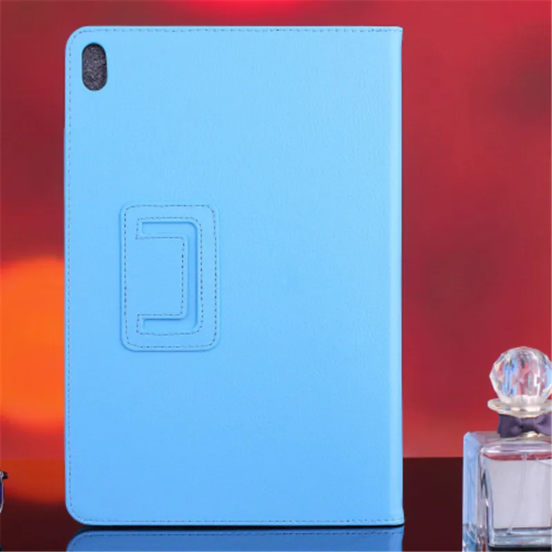 Чехол для lenovo Idea Tab A10-70 A7600 A7600h A7600f Flio из искусственной кожи, подставка для планшета A7600 A10-80h, 10,1 дюймов - Цвет: Синий