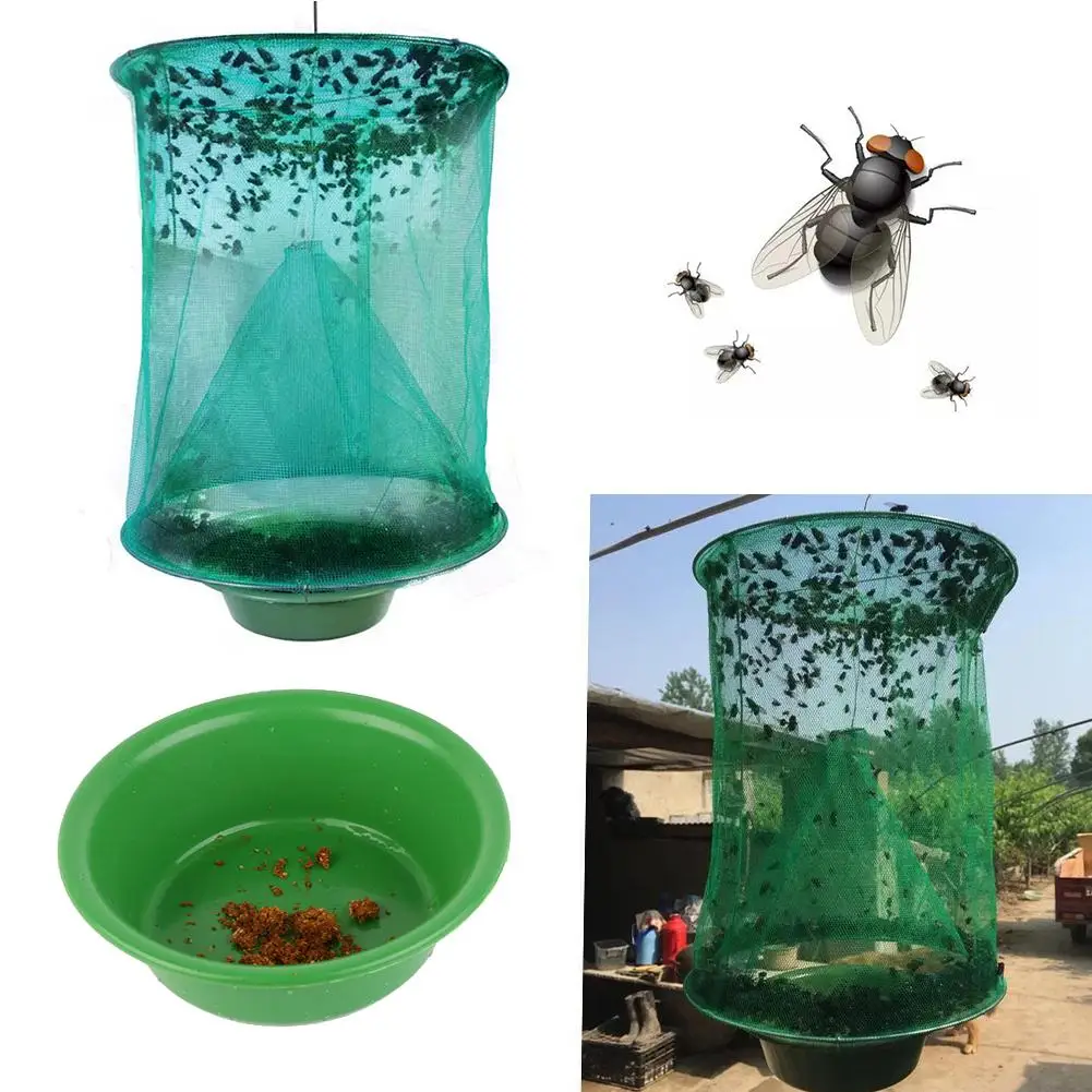 SaiDeng Practical Folding Flycatcher Fly Trap Cage Insect Killer 25in