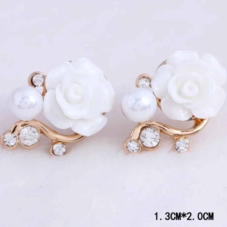 Купить Золотые Серьги Роза