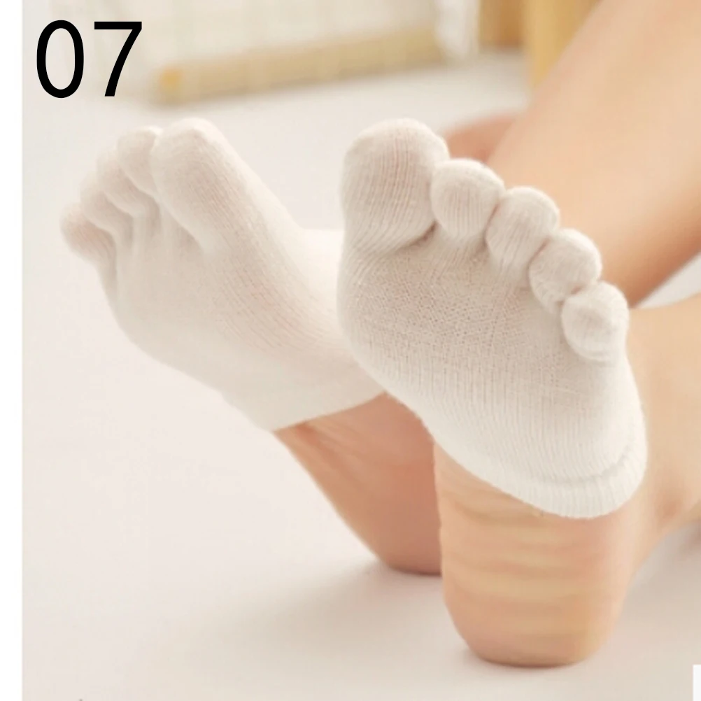 1 пара невидимых нескользящих носков для пальцев ног с полузахватом пятки, пять носков для пальцев, аксессуары для здоровья, инструменты для ухода за ногами