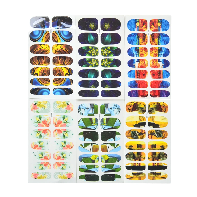 Переводные наклейки для ногтей YZWLE 20 листов 10 5 см x 6 см|stickers for nails|nail art decalsdiy nail |