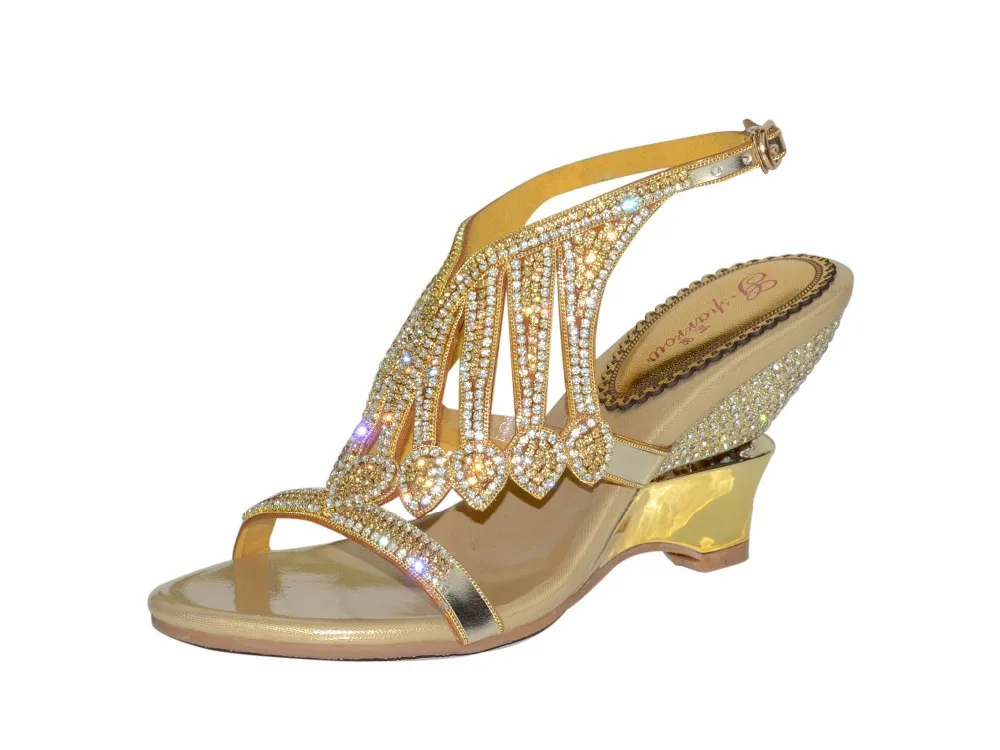 High Quality Gold Wedge Heels-Buy Cheap Gold Wedge Heels lots from ...