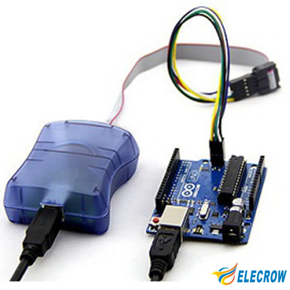 Elecrow Atmel AVRISP STK500 USB ISP программист программирование для Arduino совместимый чип