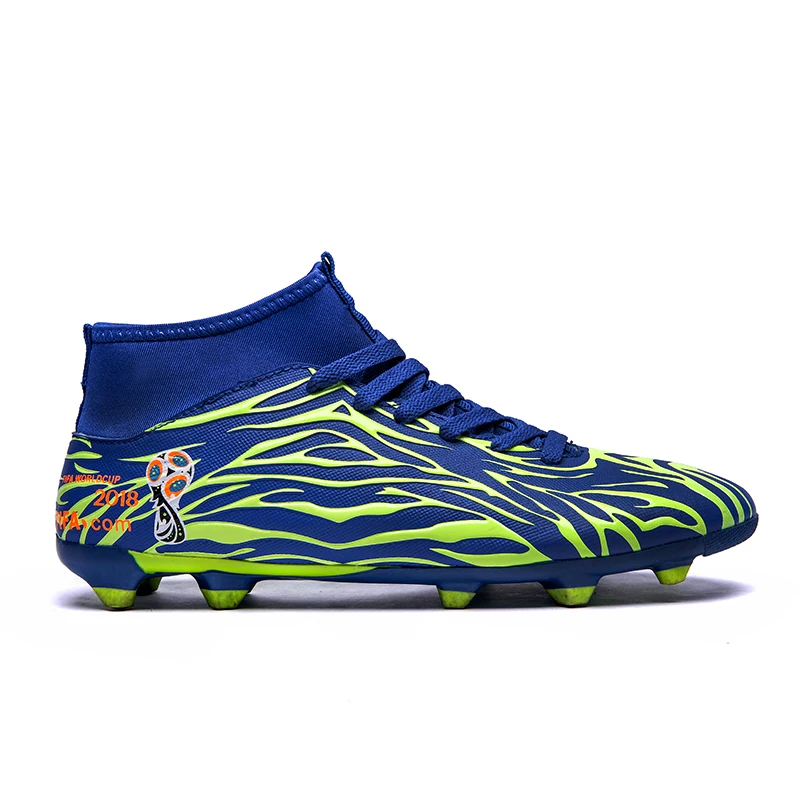 

2019 explosion models spike high high football shoes, trendy and comfortable soccer shoes