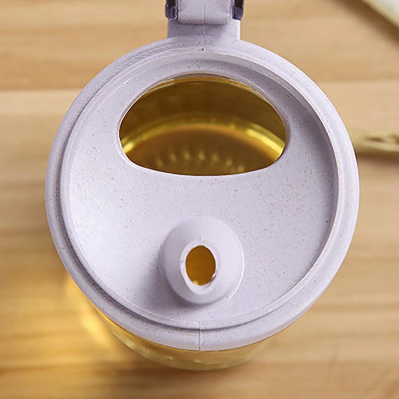 580ml NEW Glass Kitchen Oil & Vinegar Storage Dispenser Leak-proof Soy Sauce Cruet Glass